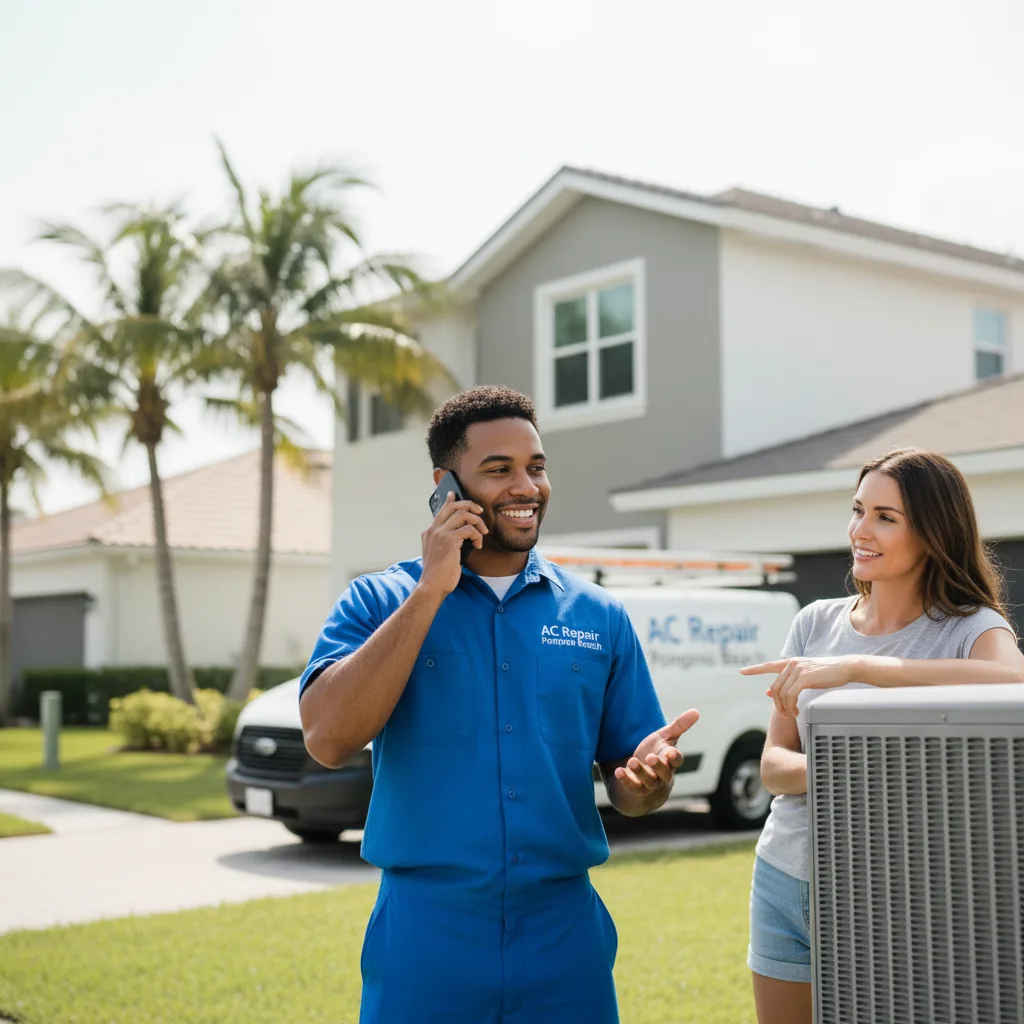 AC Repair Pompano Beach customer support in Frankston